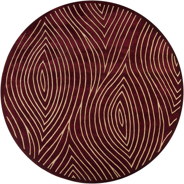 Chandra Solas sol12200 Burgundy Rugs.
