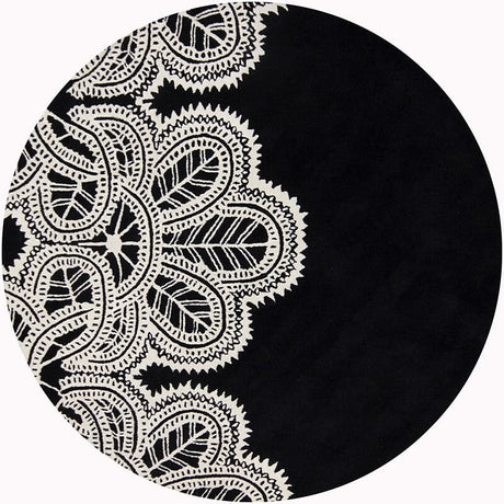 Chandra Taru tar18700 Black Rugs.