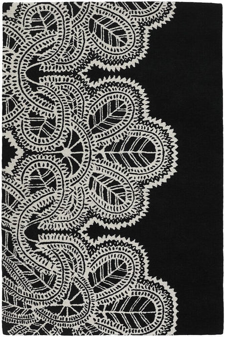 Chandra Taru tar18700 Black Rugs.