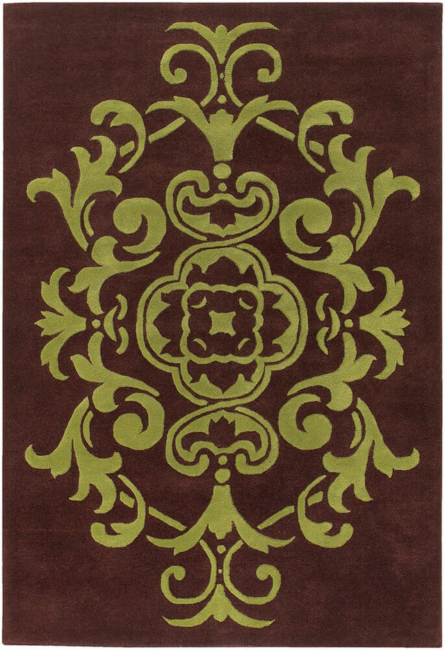 Chandra Venetian ven-6003 Burgundy Rugs.