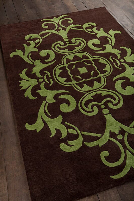 Chandra Venetian ven-6003 Burgundy Rugs.