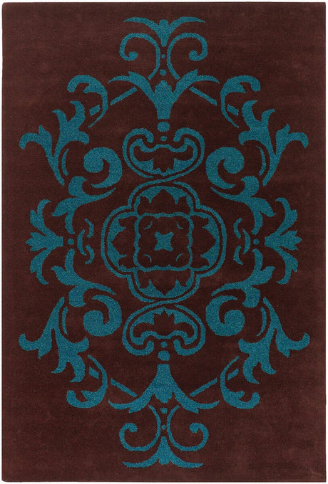 Chandra Venetian ven-6004 Blue Rugs.