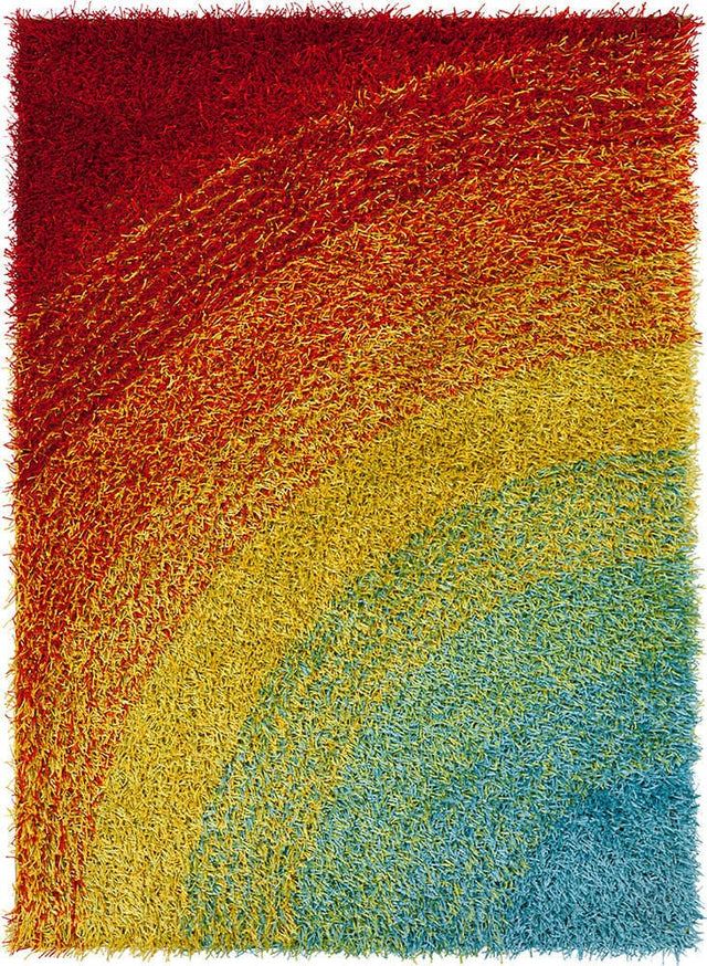 Chandra Vivid Viv-25509 Red / Yellow / Green / Blue Rugs.