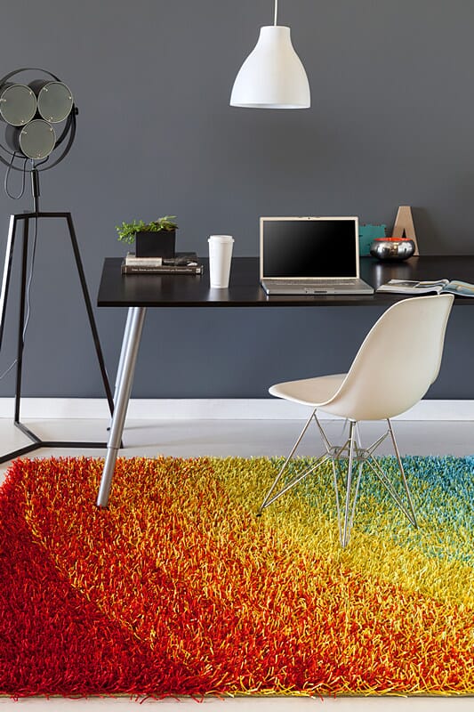 Chandra Vivid Viv-25509 Red / Yellow / Green / Blue Rugs.