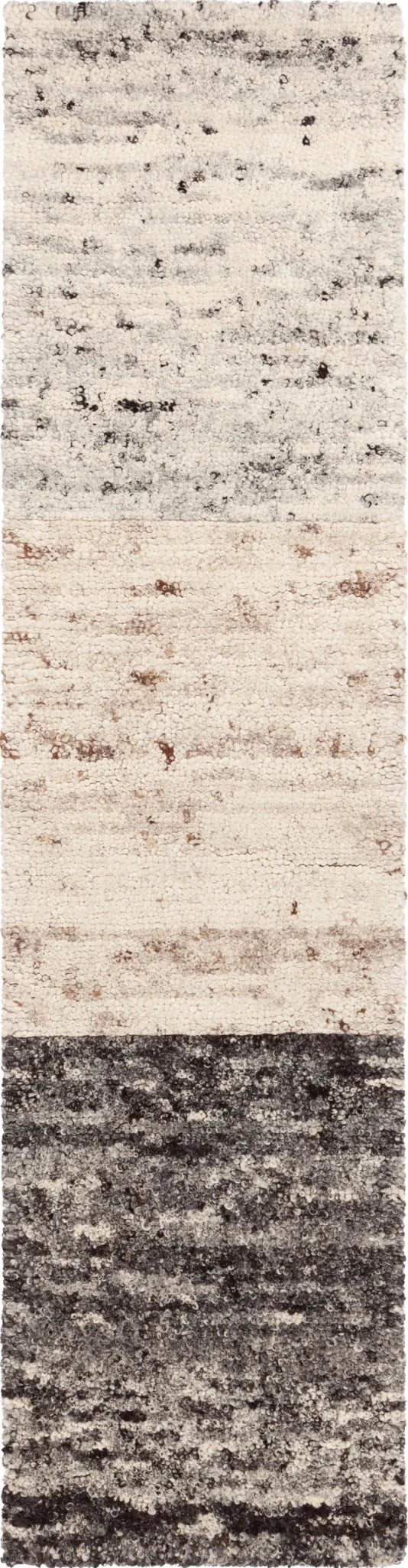 Chandra Zia ZIA-58502 Gray / White / Black rug, sample color blanket