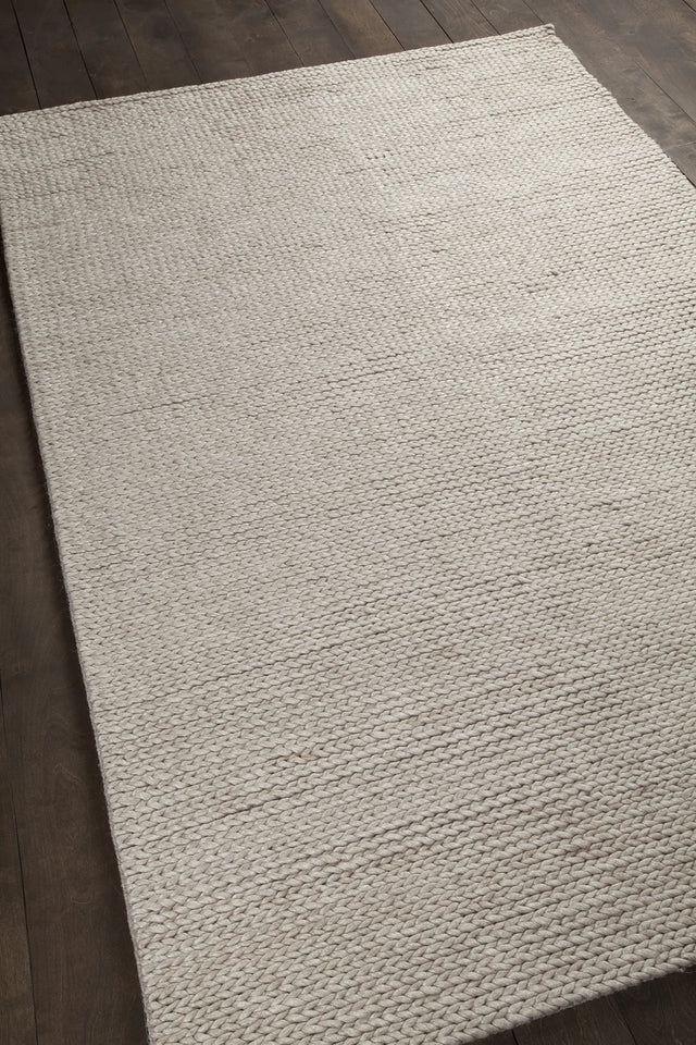 Chandra Chloe CHL-38500 Beige rug, angled side view