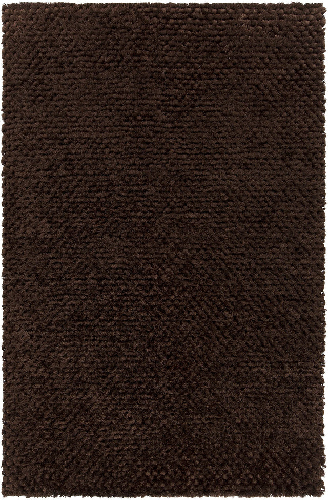 Chandra Cinzia CIN-35200 Chocolate rug, flat view