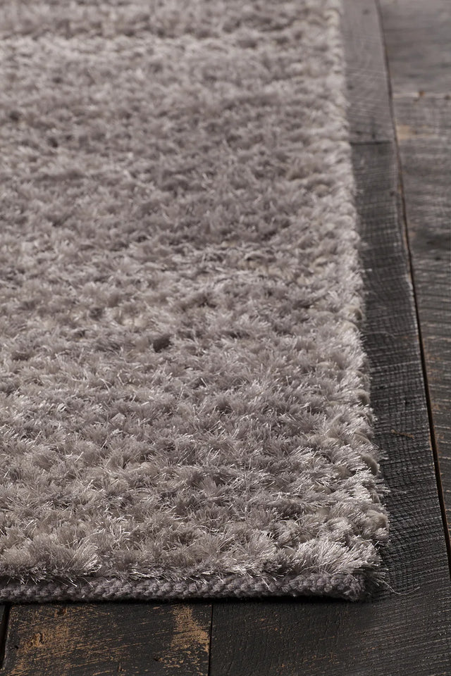 Chandra Cinzia CIN-35201 Silver rug, corner detail