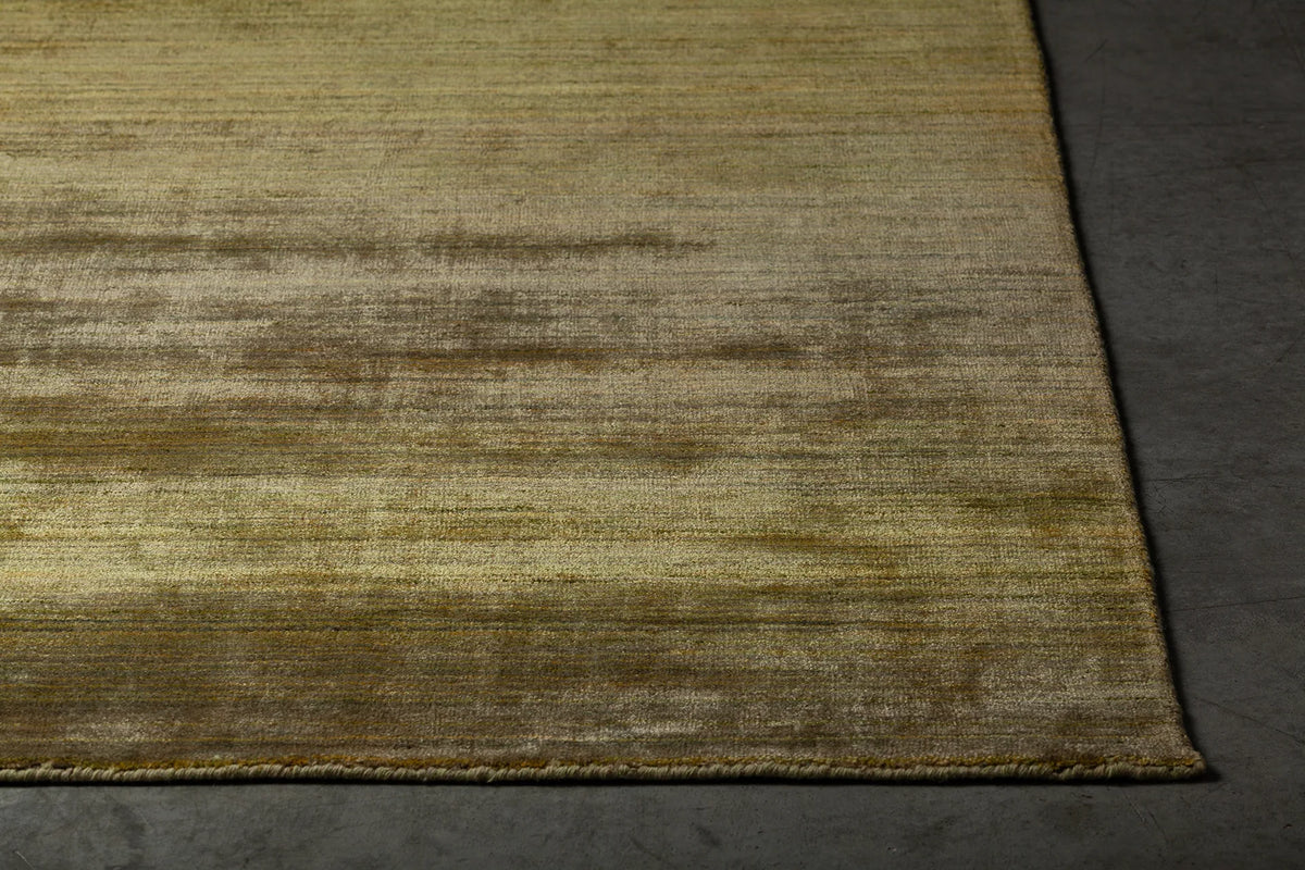 Chandra Cleo CLE-49102 Green rug, corner detail