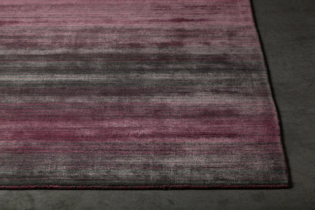 Chandra Cleo CLE-49103 Pink and Grey rug, corner detail