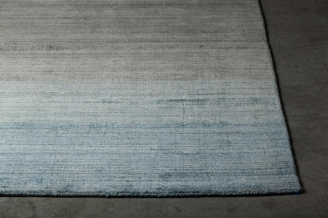 Chandra Cleo CLE-49105 Blue and Grey rug, corner detail