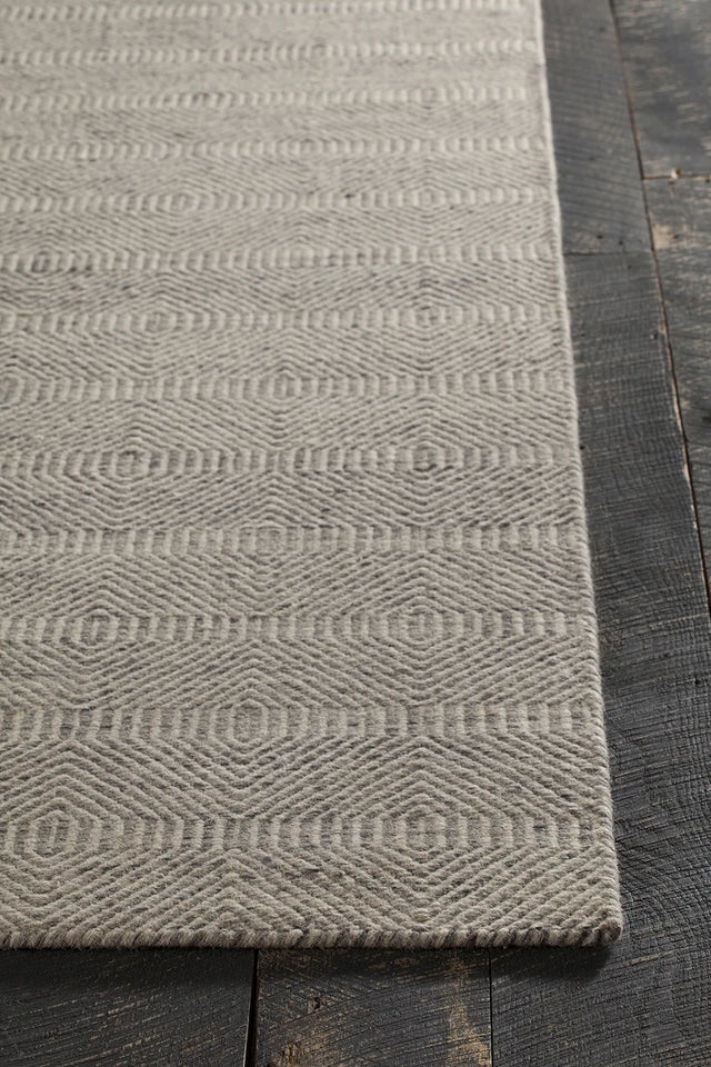 Chandra Crest CRE-33505 Light Brown and Beige rug, corner detail