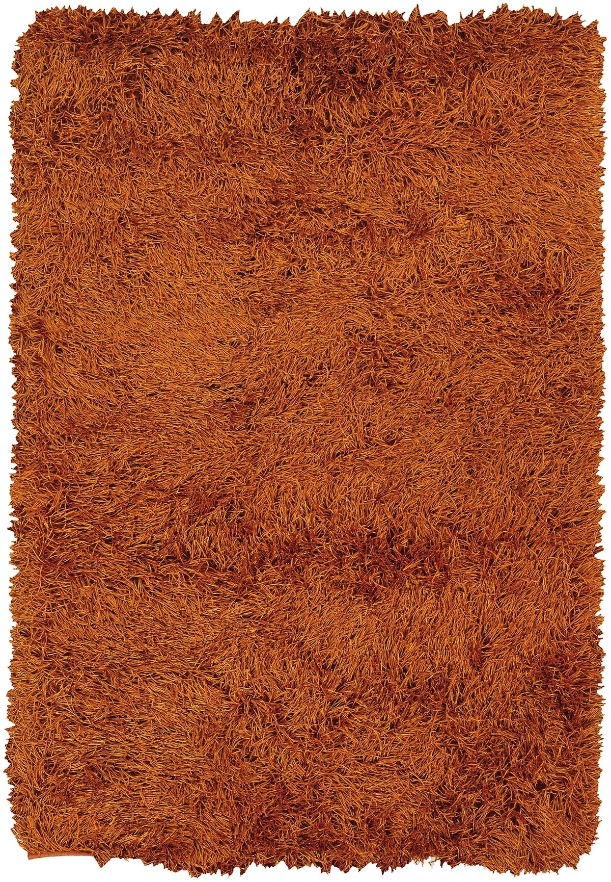 Chandra Duke DUK-20903 Orange and Rust rug, flat view