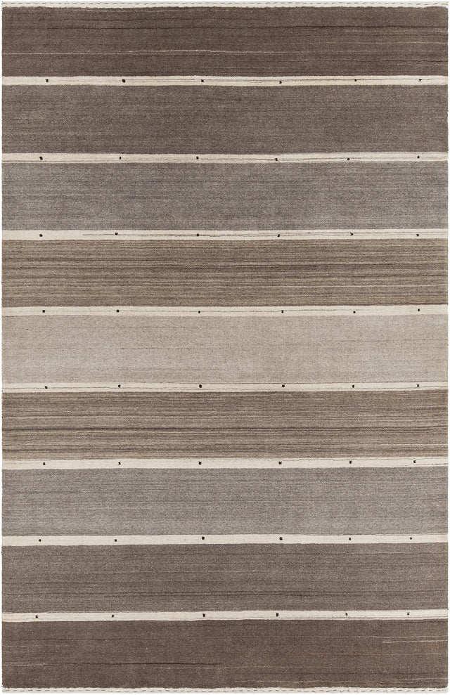 Chandra Elantra ELA-51702 Brown and Beige rug, flat view