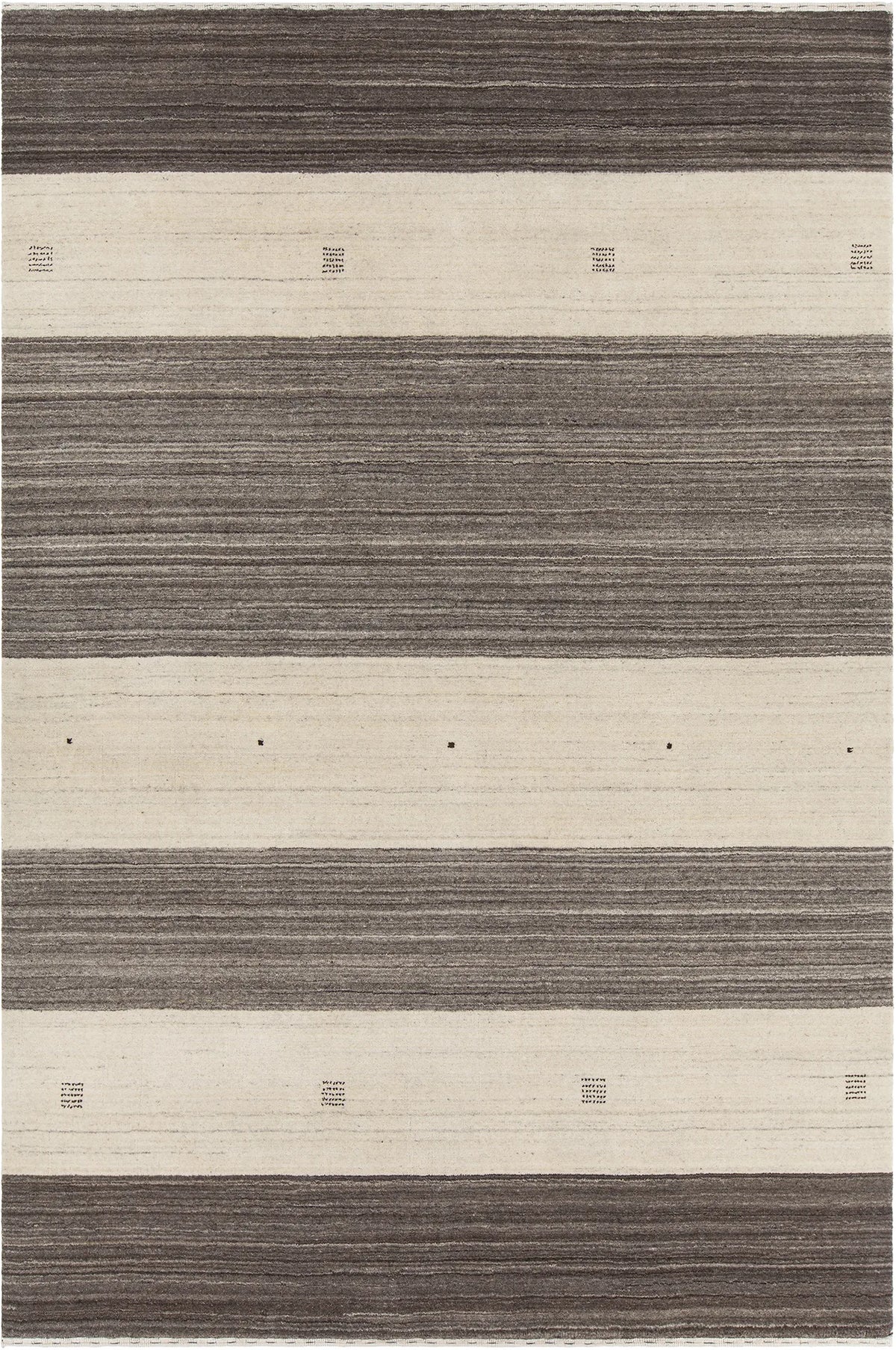Chandra Elantra ELA-51703 Brown and Beige rug, flat view