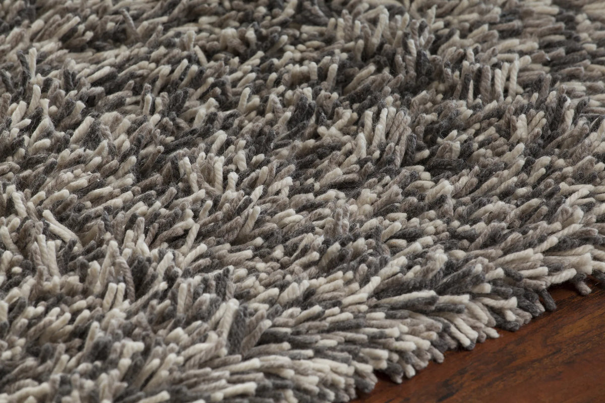 Chandra Eleanor ELE-38200 Grey Multi rug, side detail view