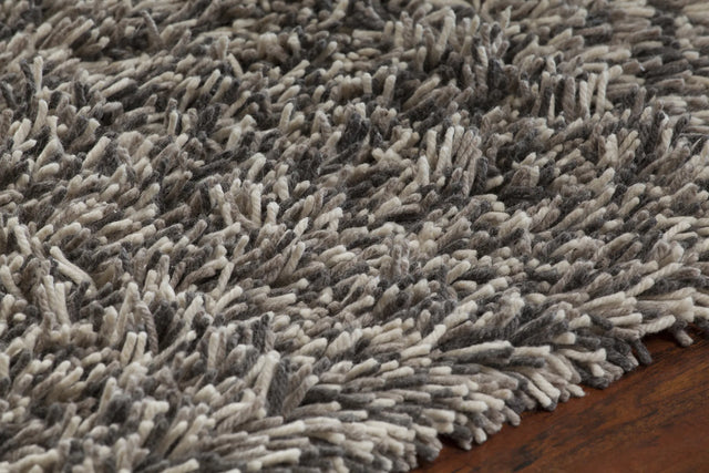Chandra Eleanor ELE-38200 Grey Multi rug, side detail view