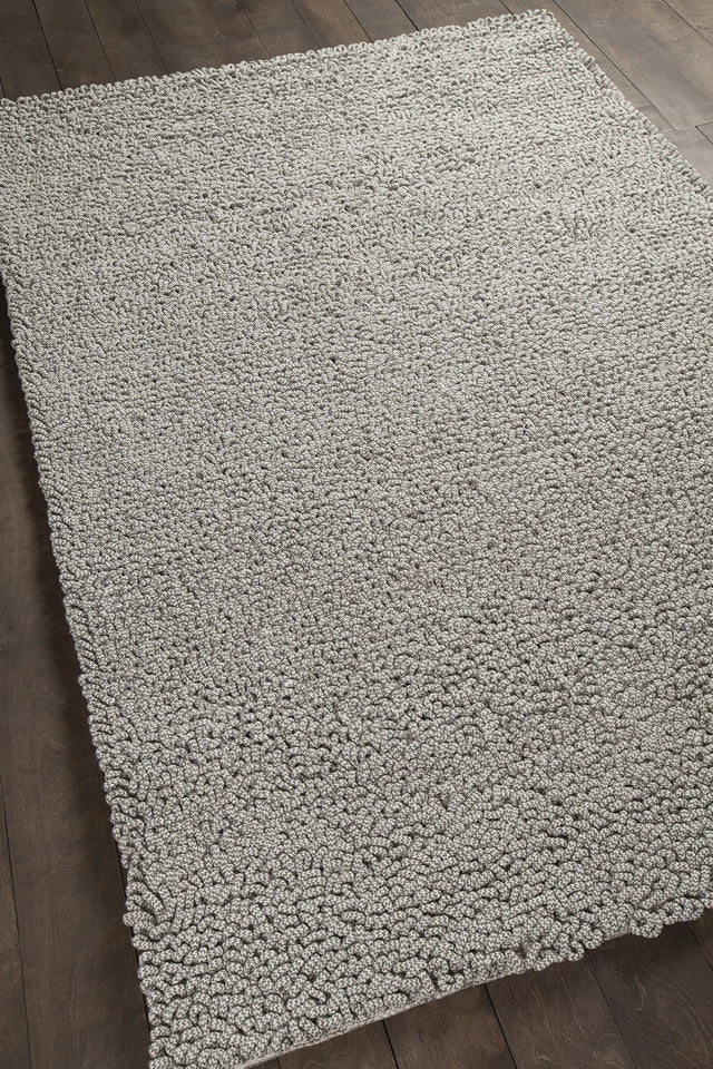 Chandra Evelyn EVE-38601 Taupe rug, angled side view