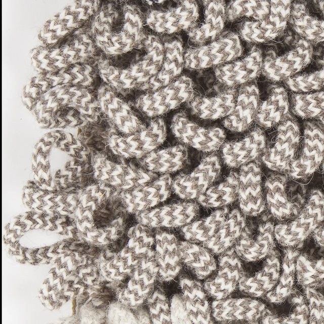 Chandra Evelyn EVE-38601 Taupe rug, texture close-up