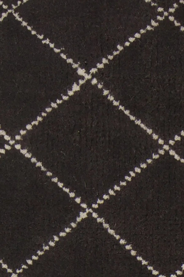 Chandra Gaia GAI-10900 Brown and White rug, texture close-up