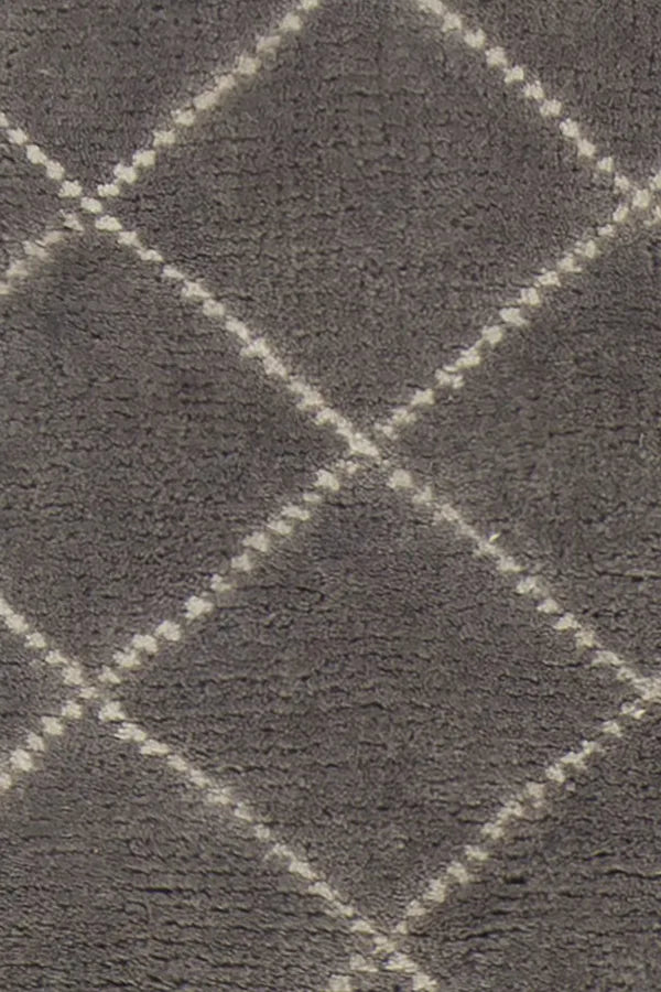 Chandra Gaia GAI-10902 Charcoal and White rug, texture close-up