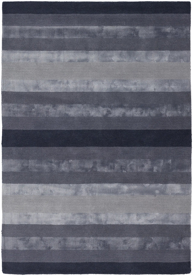 Chandra Gardenia GAR-30703 Charcoal and Grey rug, flat view