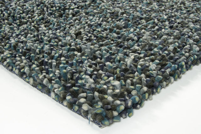 Chandra Gems GEM-9601 Grey and Blue rug, corner detail