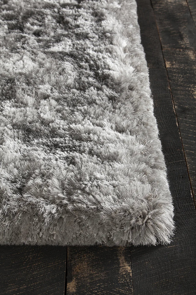 Chandra Giulia GIU-27800 Grey rug, corner detail