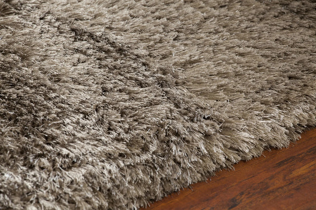 Chandra Giulia GIU-27801 Brown rug, side detail view