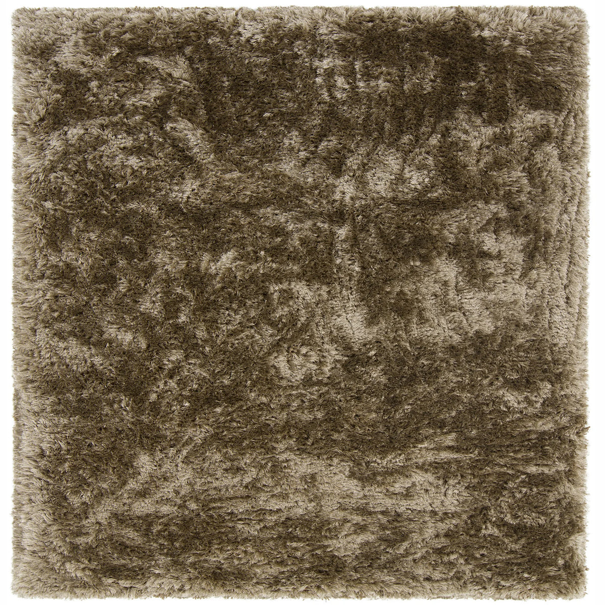 Chandra Giulia GIU-27801 Brown square rug, flat view