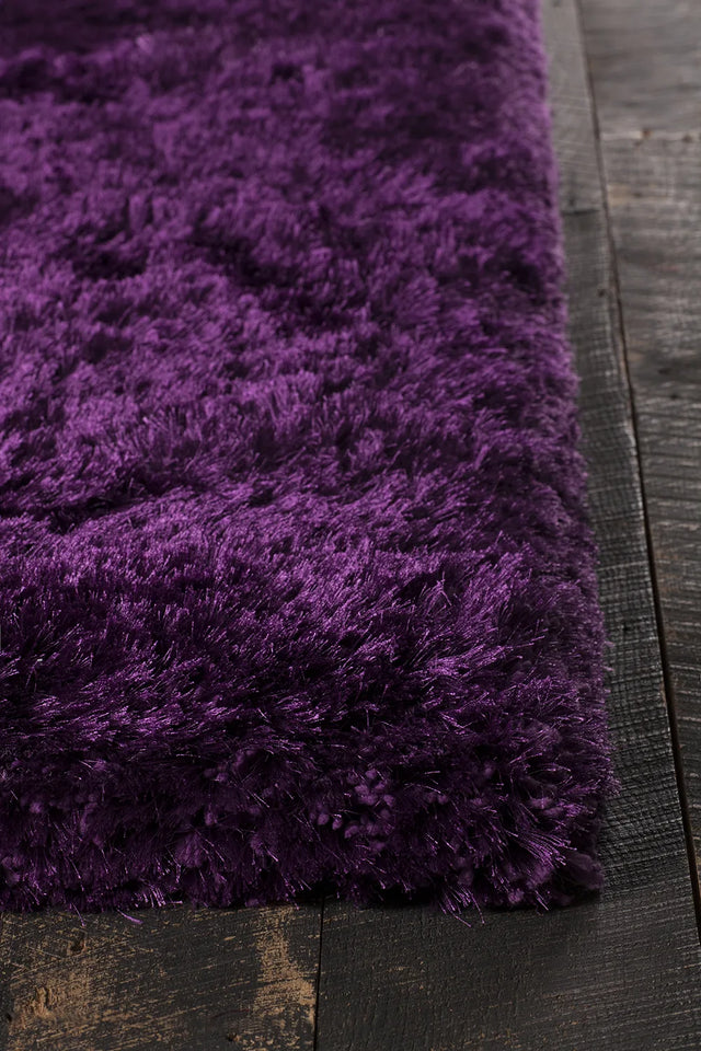 Chandra Giulia GIU-27810 Purple rug, corner detail