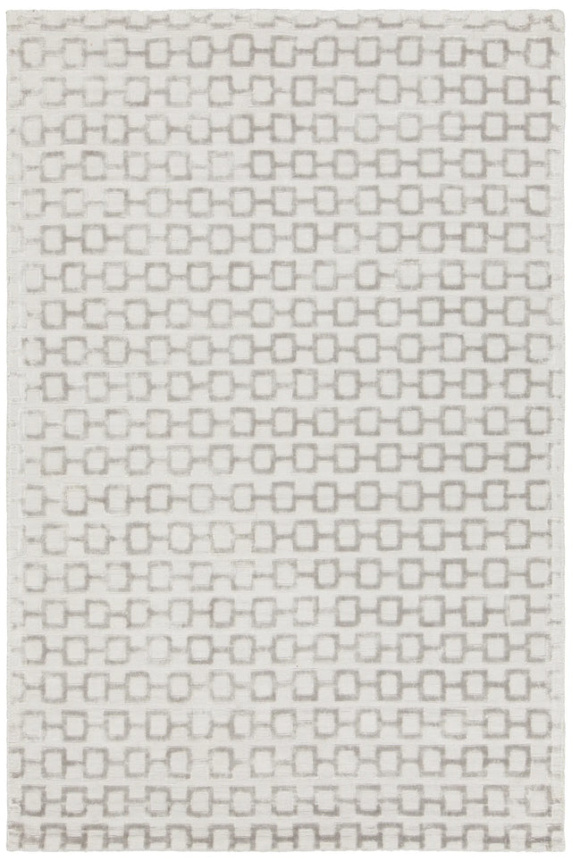 Chandra Hallie HAL-45003 Silver rug, flat view