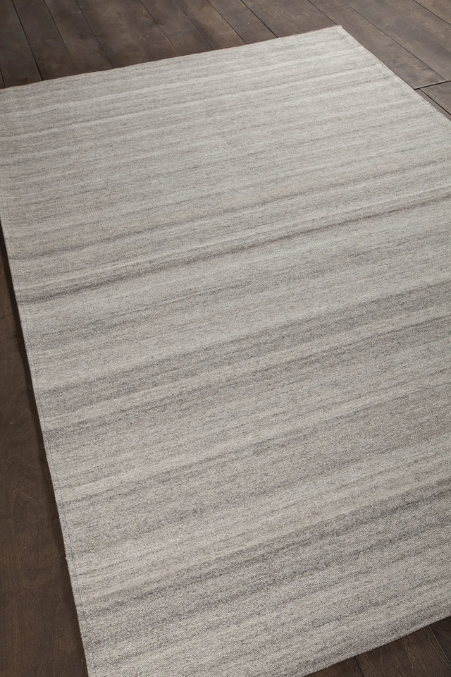Chandra Hedonia HED-33601 Silver rug, angled side view