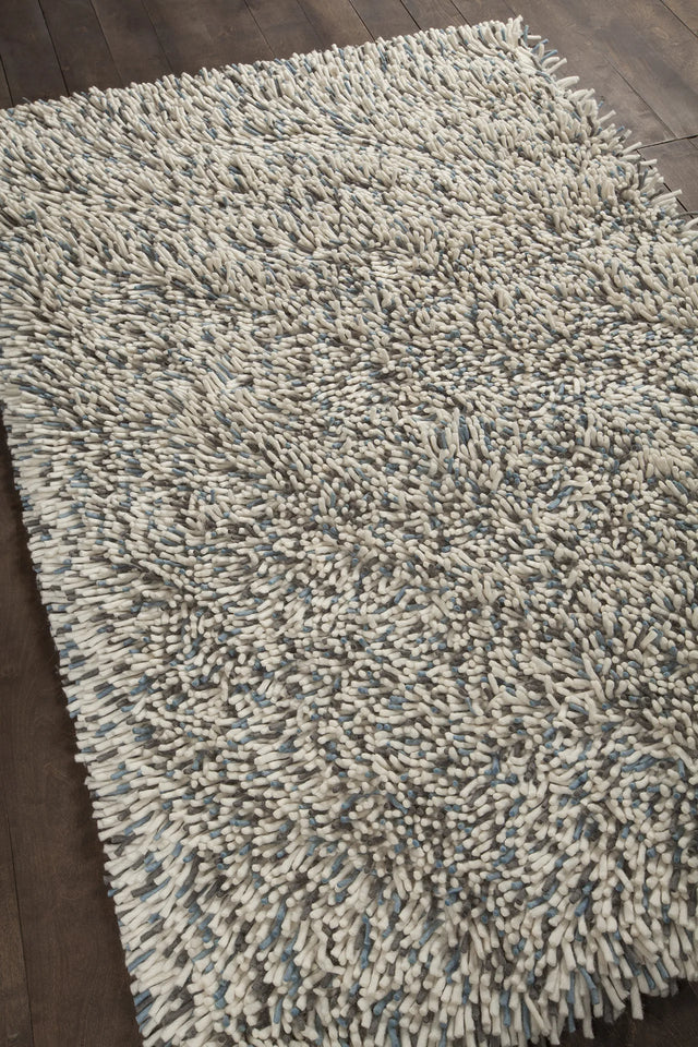 Chandra Imogen IMO-44401 Blue and White and Grey rug, angled side view