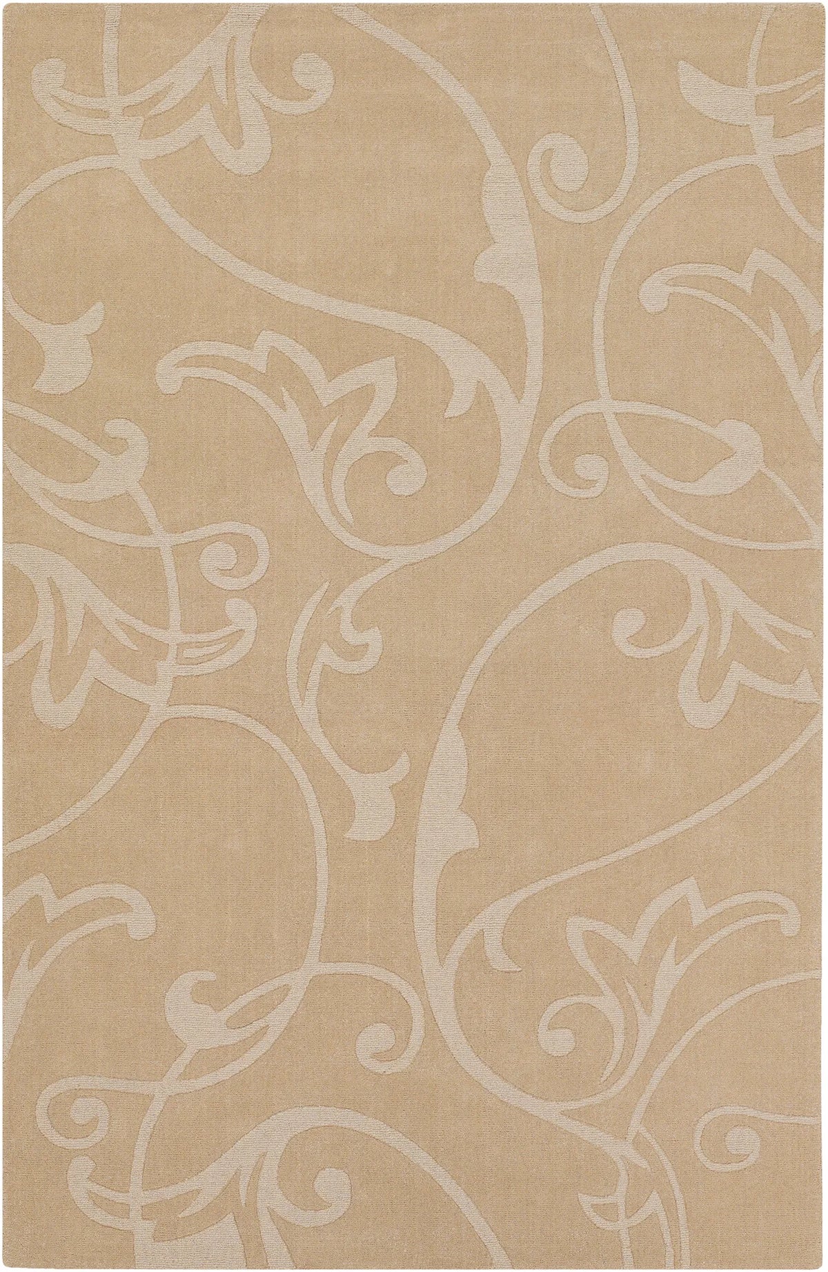 Chandra Jaipur JAI-18905 Beige rug, flat view