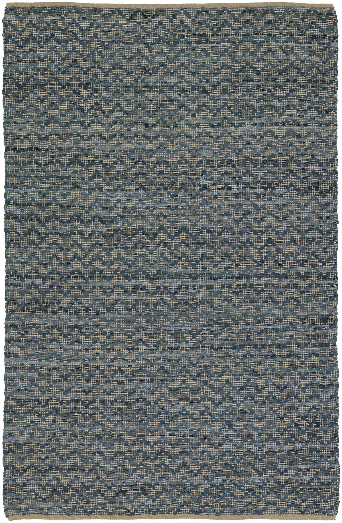Chandra Jazz JAZ-17002 Tan and Grey rug, flat view