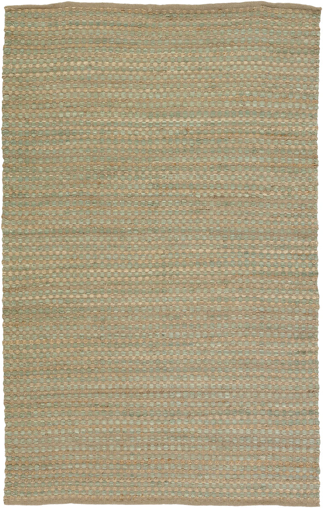 Chandra Jazz JAZ-17004 Tan and Green rug, flat view