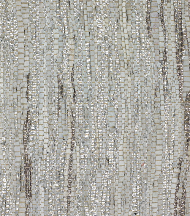 Chandra Jazz JAZ-17005 Silver and Grey and Tan rug, texture close-up