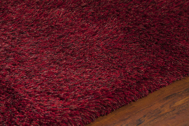 Chandra Joni JON-39303 Red rug, side detail view
