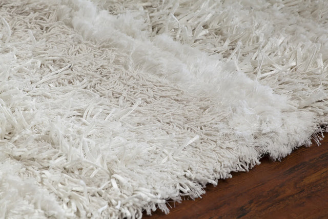 Chandra Kapaa KAP-15501 Cream and Beige rug, side detail view