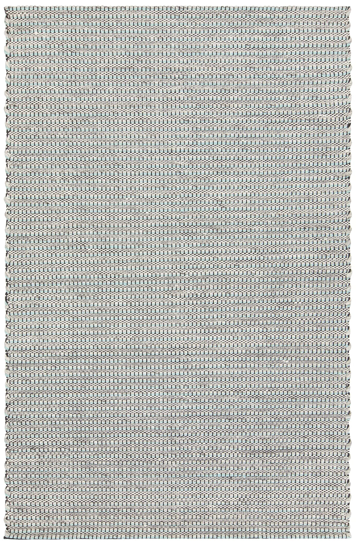Chandra Lena LEN-44600 Teal and White and Grey and Black rug, flat view