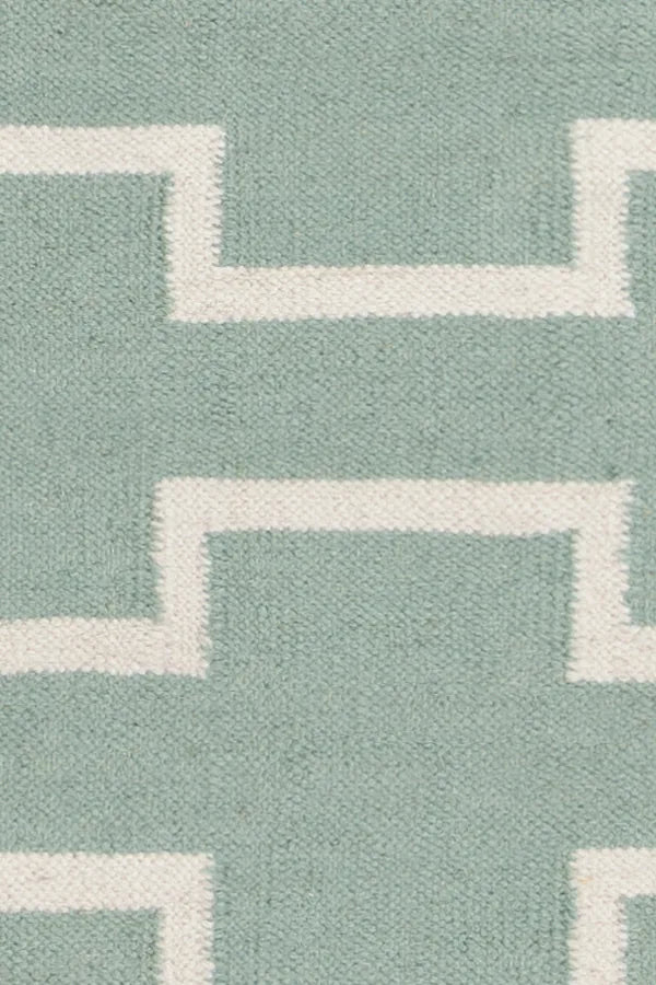 Chandra Lima LIM-25702 Blue and White rug, texture close-up