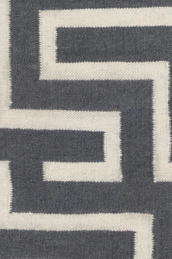 Chandra Lima LIM-25724 Grey and White rug, texture close-up