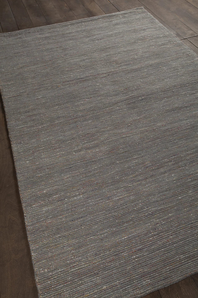 Chandra Medona MED-37402 Grey and Red and Yellow rug, angled side view