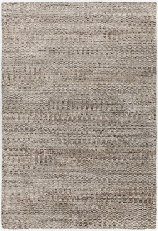 Chandra Melina MEL-46202 Brown and Silver rug, flat view