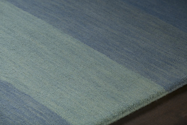 Chandra Metro MET-566 Blue rug, side detail view