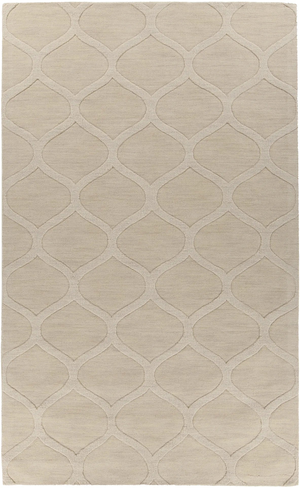 Chandra Mystica MYS-29803 Ivory rug, flat view