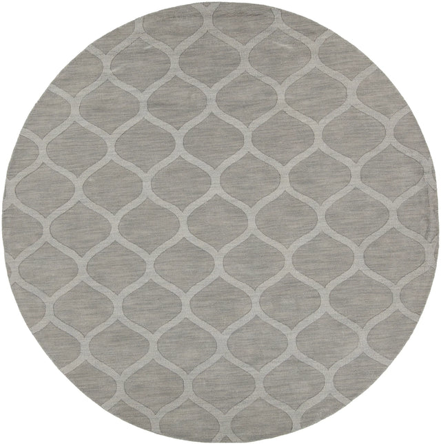 Chandra Mystica MYS-29805 Grey round rug, flat view