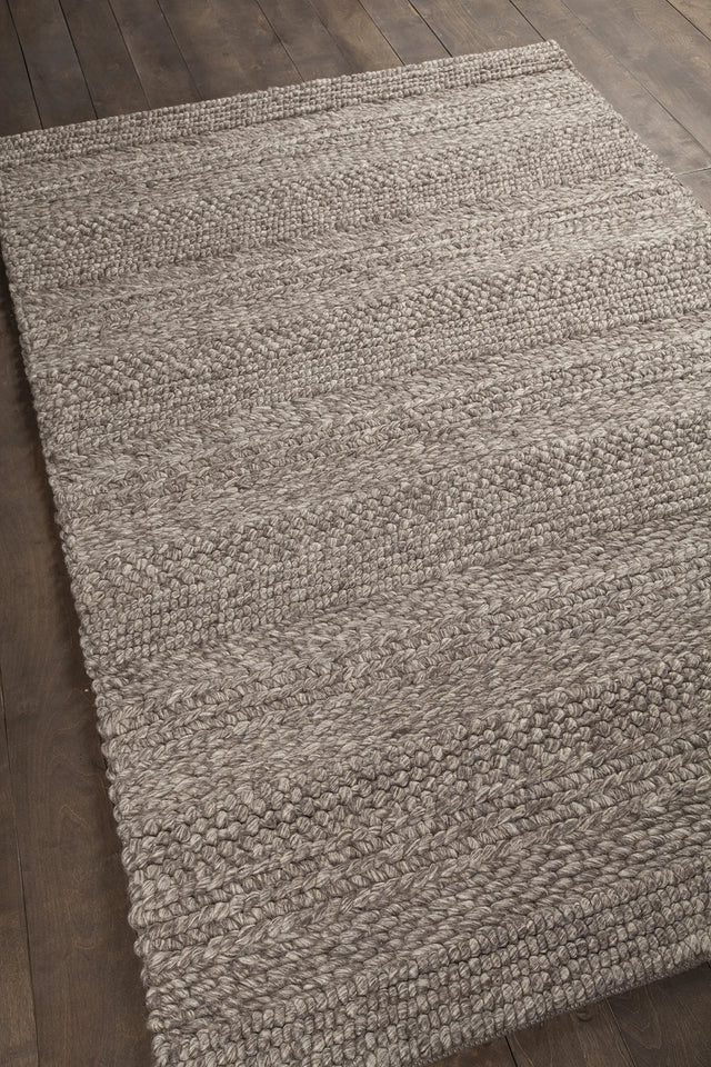 Chandra Naja NAJ-40302 Brown rug, angled side view