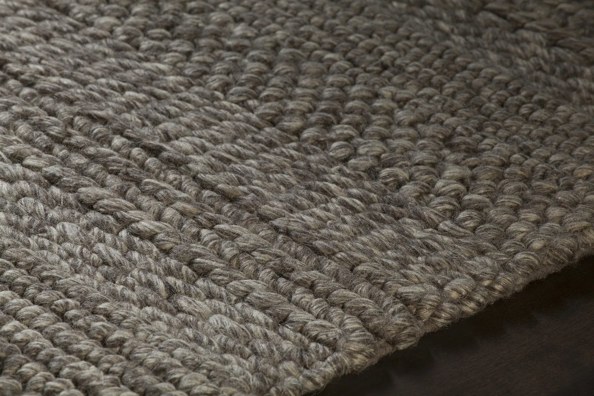 Chandra Naja NAJ-40302 Brown rug, side detail view